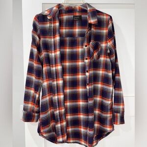 Free Press Multicolor Plaid Shirt